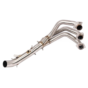 Convient pour Yamaha <span class=keywords><strong>MT09</strong></span> <span class=keywords><strong>Tracer</strong></span> Section avant Yamaha FZ09 Tuyau d'échappement avant en acier inoxydable - Product Image 1