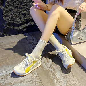 Chaussures d'été 2026 en maille pour femmes, baskets décontractées légères et respirantes à semelle épaisse et bout rond - Product Image 3