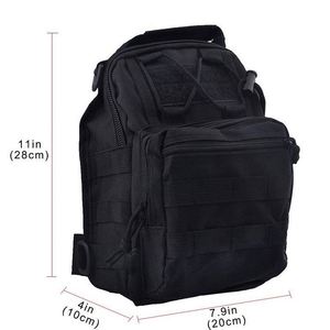 Sac tactique BSCI, sac bandoulière simple, sac messager, sac de poitrine, sacoche tactique décontractée pour le bureau, petit sac à dos pour outils - Product Image 3