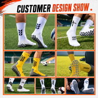 Chaussettes de football antidérapantes avec logo personnalisé, livraison rapide, design gratuit