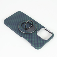 Support de téléphone magnétique en anneau de carbone multicolore pratique et très vendu, avec anneau réducteur de pression