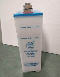 Batterie rechargeable au nickel-cadmium à décharge élevée GNG 90AH pour onduleurs et électro-aimants - Product Image 2