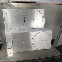 Circuit imprimé rond en aluminium blanc, panneau circulaire en Alu monocouche, panneau vierge nu utilisé pour la lumière Led, lumière à haute luminosité