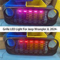 Kit de modification de feux LED pour calandre avant de Jeep SUV, feux de jour et éclairage d'ambiance pour Jeep Wrangler Unlimited JL 2024- Kit amélioré