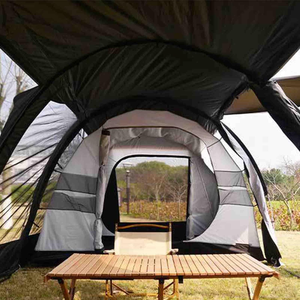 Tente tunnel occultante de luxe pour 6 à 8 personnes, imperméable, coupe-vent, grande tente de camping familiale pour l'Europe et l'Amérique du Nord - Product Image 4