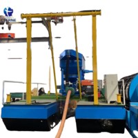 Drague à aspiration par jet avec moteur diesel Cummins à performance stable, distance de décharge maximale de 2 km, pour sable en eaux peu profondes côtières