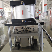 Equipo de Punzonado Neumático Vertical para Perforación de Orificios de Cerradura y Montaje en Aluminio