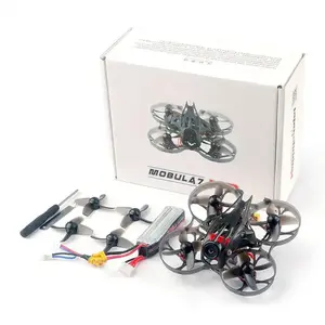 Yeni Happymodel Mobula7 1s 75mm fırçasız Whoop Drone Hd Dvr Dvr flow Aio uçuş kontrolörü dahili 2.4g Elrs V2.0 Rx Nano3 Cmos