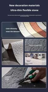 ألواح جدارية مرنة مقاومة للماء من البي في سي للتعليق على الحائط، ألواح ديكور ناعمة الملمس للاستخدام الداخلي والخارجي - Product Image 5