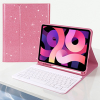 Étui de protection pour tablette iPad 11e génération - Housse magnétique détachable BT pour iPad Air - Housse en cuir avec emplacement pour stylet