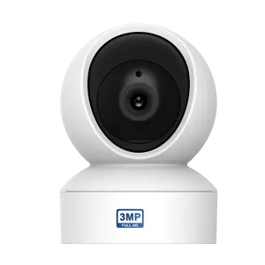 HD 3MP WiFi IP kamera akıllı ev CCTV 360 PTZ gözetim kamera kapalı güvenlik koruma Pet bebek Video monitörü güvenlik kam