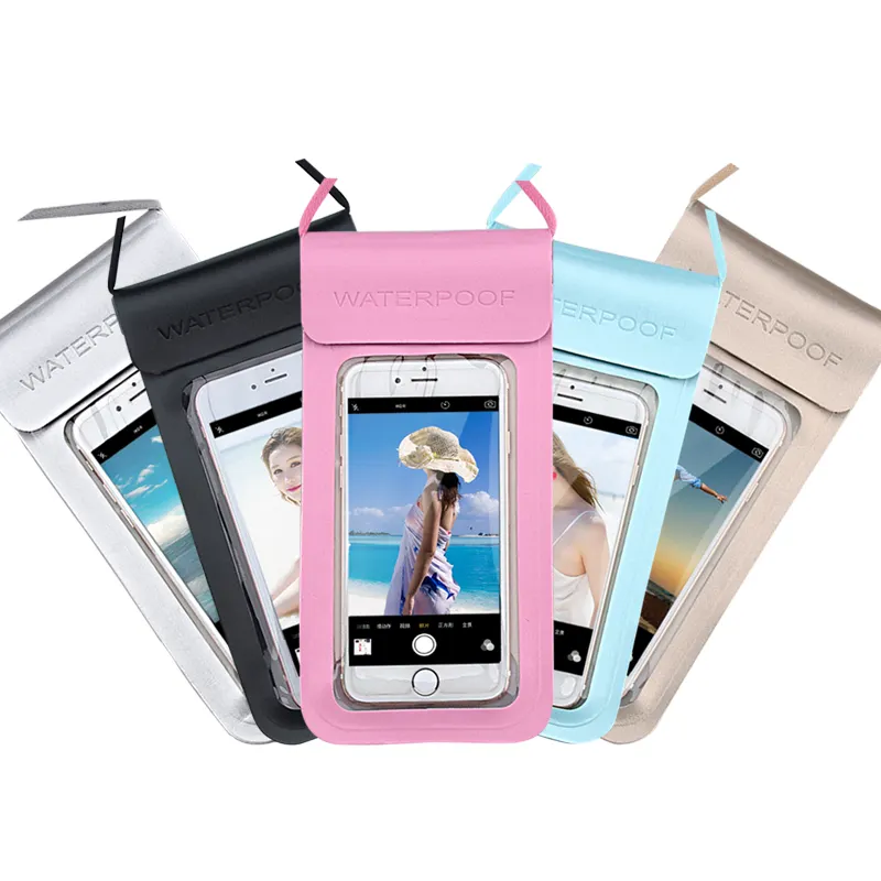 เซินเจิ้นคุณภาพกันน้ำโทรศัพท์มือถือกระเป๋ากันน้ำ PU สำหรับ Iphone X Xs Xr กรณีกระเป๋าโทรศัพท์มือถือ