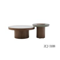 Ensemble de table en pierre moderne Foshan Prima avec chaises rembourrées, personnalisable pour salon, salle à manger et usage hôtelier