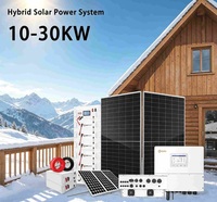 Sistem Tenaga Surya Hibrida Oryta 10-30KW Kit Surya Komersial Lengkap Dengan Baterai LiFePO4 dan Panel Surya