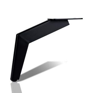 Furniture <b>Leg</b> Metal Sickle Shape Heavy Duty <b>For</b> <b>Sofa</b> Bed Table Cabinet Scandinavian Style Matte Black - Product Image 2