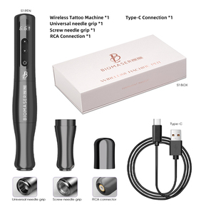 Biomaser P90 PRO negro eléctrico inalámbrico maquillaje permanente tatuaje pluma máquina para estudio de tatuaje - Product Image 6