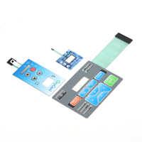 Panel de Interruptores de Membrana Resistente y Duradero para Sistemas de Control y Electrónica Automotriz