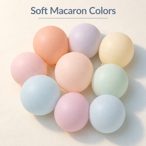 Ballon en latex de haute qualité de 12 pouces, 2,8 g, pour fête d'anniversaire d'enfants, mariage, décoration de fête, couleur <span class=keywords><strong>macaron</strong></span> <span class=keywords><strong>bleu</strong></span> rose pastel - Product Image 6