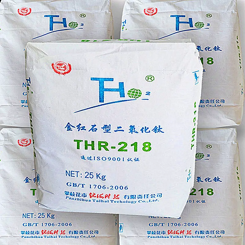 Panzhihua taihai rutile Titanium Dioxide TiO2 R-218/R-6666 Trắng Titanium Dioxide bột