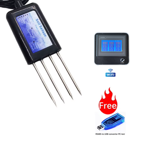 Đất 8 trong 1 giám sát trực tuyến Lora lorawan RS485 nhiệt độ độ ẩm đất EC pH độ mặn NPK cảm biến tích hợp - Product Image 1