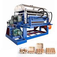 Machine automatique d'occasion pour la fabrication de barquettes à œufs en pulpe, machine de moulage de barquettes à œufs en pulpe, porte-gobelets à café, porte-gobelets pour boissons et thé au lait
