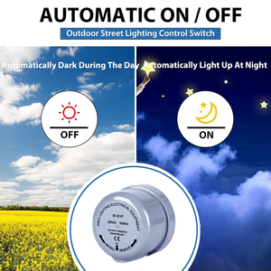 Cnriya ngoài trời cảm biến quang điện chuyển đổi ánh sáng điều khiển điện tử ánh sáng đường phố ngày đêm thiết bị chiếu sáng thiết bị quy nạp thiết bị chuyển mạch - Product Image 5