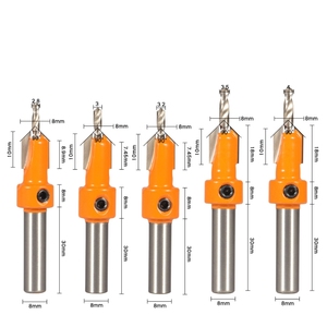 8mm tige Hss fraise foret bois routeur ensemble fraise vis extracteur <span class=keywords><strong>Remon</strong></span> démolition bois forage - Product Image 4
