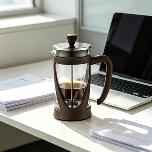 Cafetière à piston <span class=keywords><strong>petite</strong></span> taille, idéale pour le café du matin, saveur maximale, avec filtration supérieure - Product Image 4