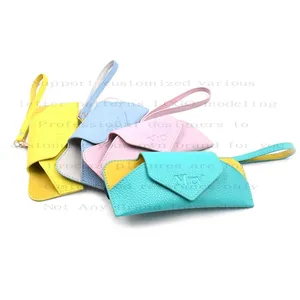 NEW Bestpackaging Cute Candy Color Portable PU Leather Sunglass Glasses case custom travel eyeglasses bag