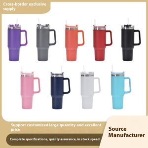 Pour <span class=keywords><strong>Stanley</strong></span> deuxième génération 40oz tasse thermos en acier inoxydable avec poignée paille cadeau d'affaires vide froid Performance tasse à glace - Product Image 4
