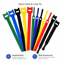 Attaches-câbles auto-adhésifs double face en nylon, auto-agrippants, pour chaussures de ski et de snowboard