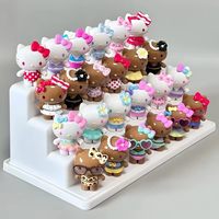 Caja Sorpresa 100% Original Kawaii de Verano, Traje de Baño, PVC, Linda Figura Mini de Anime, Coleccionable, Decoración de Escritorio, para Fans de Japón, Unisex