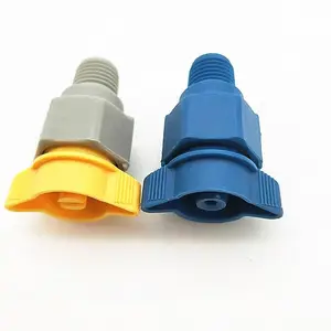 External Thread Quick Removal Plastic Fan Nozzles Cosmic Nozzles Etch Cleaning Nozzles