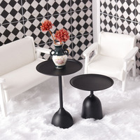 Table basse miniature en fer forgé, table ronde en métal, table à thé, meubles pour maison de poupée Ob11 1:12, décoration DIY