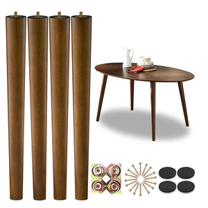 Pieds de meubles de remplacement ODM OEM 2023, pieds de <span class=keywords><strong>canapé</strong></span> Maria en chêne massif, pieds de meubles inclinés - Product Image 1