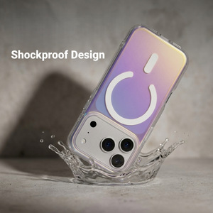 Vente en gros d'étuis magnétiques mats à logo personnalisé dégradé pour <span class=keywords><strong>iPhone</strong></span> 16 15 <span class=keywords><strong>Pro</strong></span> <span class=keywords><strong>Max</strong></span> Samsung S24 N52, aimant puissant, <span class=keywords><strong>coque</strong></span> antichoc, en vrac - Product Image 3