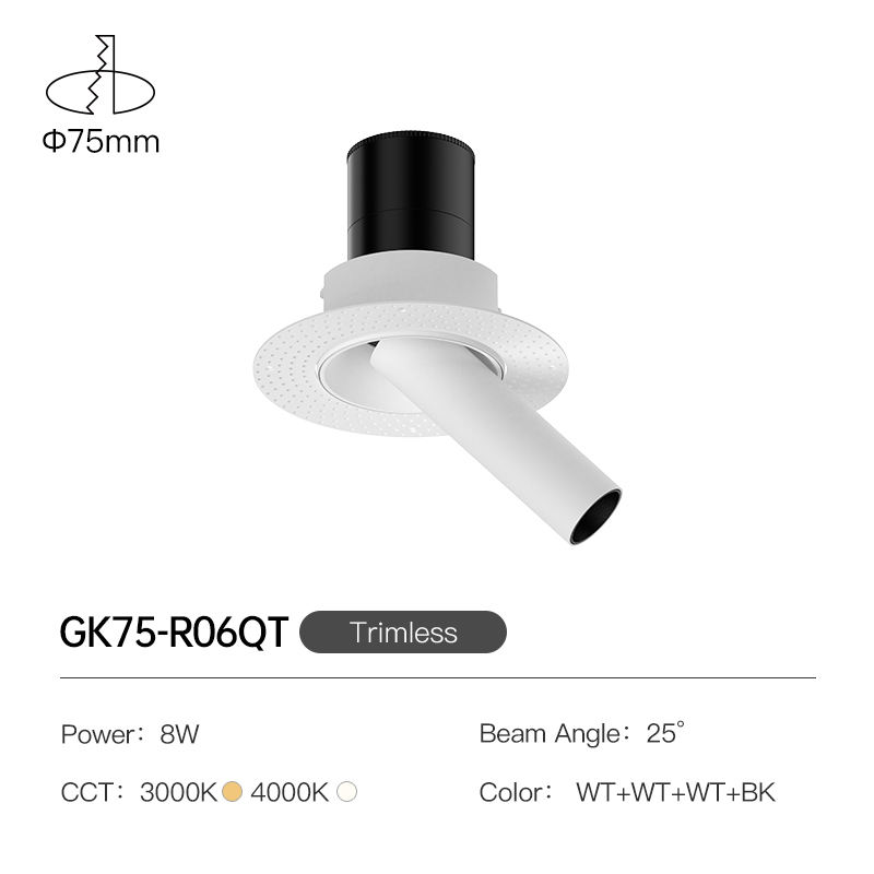 Trimless White + White + White + Black