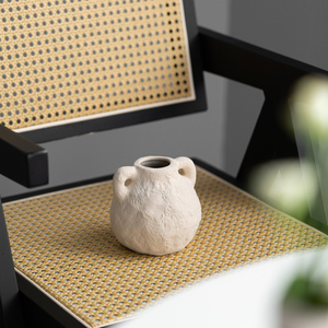 Vaso in Ceramica Artigianale Stile Nordico <span class=keywords><strong>con</strong></span> Motivo in Pietra Irregolare, Smaltato, Semplice, per Fiori Secchi, <span class=keywords><strong>Vasi</strong></span> Artistici, Decorazioni per la Casa - Product Image 5