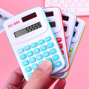 Mini calculatrice électronique de poche à 8 chiffres à double alimentation pour étudiant - Product Image 3