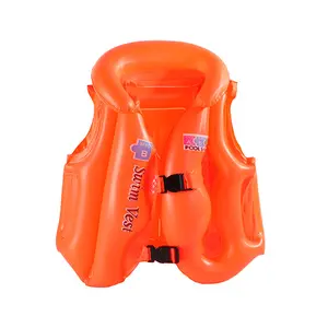 Adults Air Yellow Pool Tube Floats Kids Baby Children'S Lifebuoys Swimsuit Inflatable Arms Swimming Tube Ring Life Vest Jacket