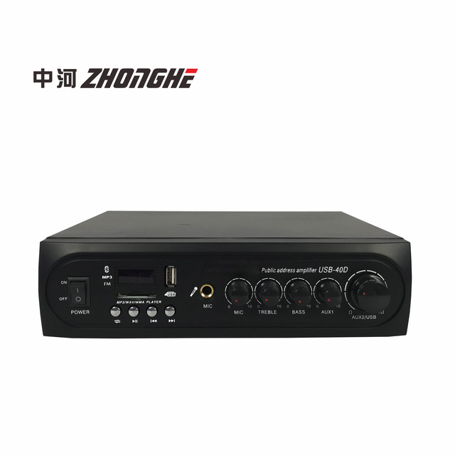 Public Address System 100V Digital Mini Equalizer Professional Mixer PA Amplifier for Outdoor Party