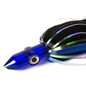 Leurre de pêche à la traîne 9 pouces en caoutchouc souple, type calamar, pour thon et wahoo en eau salée, pour la pêche au gros en haute mer - Product Image 2