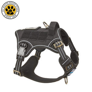 SinSky Nylon Heavy Duty Réfléchissant Grand Pet Confortable Grand Poitrine Pour Chien Extérieur Sans Pull Harnais Tactique Pour Chien - Product Image 3