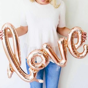 Globo de Aluminio con Letras LOVE de <span class=keywords><strong>108</strong></span> cm, Decoración para Bodas, San Valentín, Aniversarios, Cumpleaños, Accesorios para Fotos, Globos de <span class=keywords><strong>Aire</strong></span> - Product Image 3