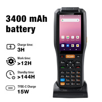 Terminal de point de vente mobile robuste intelligent Android avec lecteur RFID et code QR et imprimante