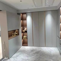 Fournisseur de meubles de luxe pour la personnalisation complète de la maison : Ensemble de chambre multifonctionnel, lit plateforme Tatami, bureau d'étude, armoire