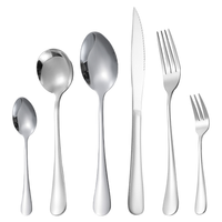 Couverts en acier inoxydable de la série Offre Spéciale 1010 ensemble de 30 pièces couteau à steak et fourchette argenterie ensemble de couverts de restaurant