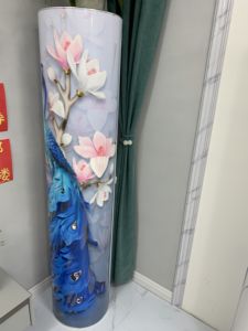 リビングルーム回転靴キャビネット売れ筋PVC靴ラックミラーと脱臭機能付き - Product Image 4