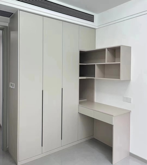 Customized Wardrobe Desk Combined Modern Minimalist Furniture Set Customized Color Size High End Quality Assembled Dining Villa