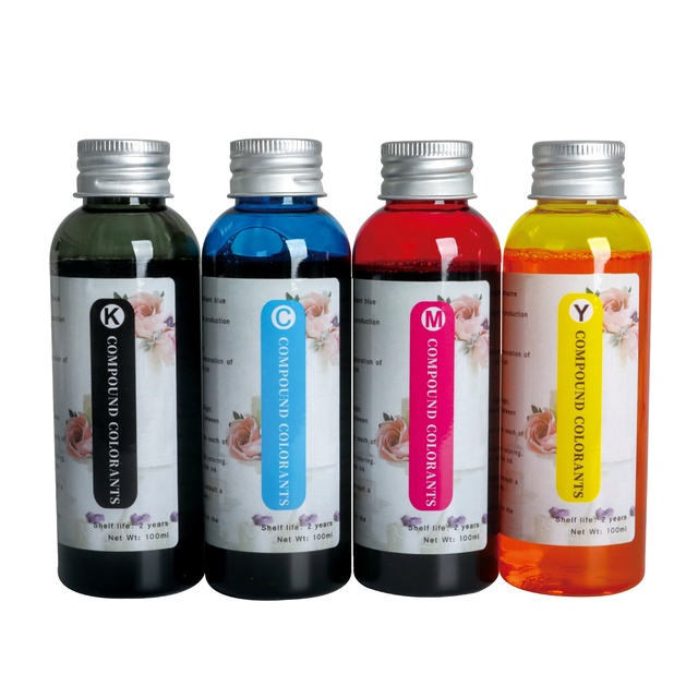 JIUPIN 100ml 4 Color Food Type Edible Ink for Hp Canon Epson Printer Cake Decoration High Quality Edible Ink
